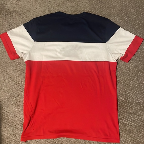 Ellesse Shirt, Large and Red White Navy Blue - Picture 4 of 5